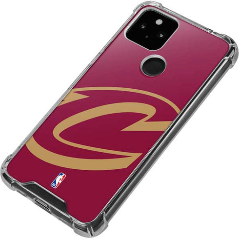 NBA Cleveland Cavaliers Large Logo Google Pixel 5 Clear Case